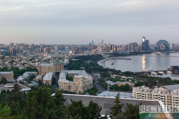 Вид на Баку