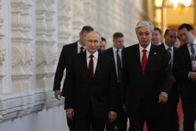 Владимир Путин и Касым-Жомарт Токаев
