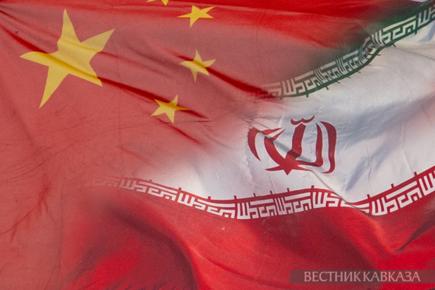 Флаг Китая и Ирана