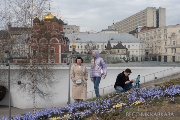Primroses in Zaryadye: How spring came to Moscow