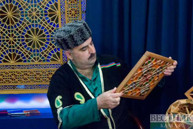 Leyla and Arzu Aliyeva attend opening of Sheki restored monuments