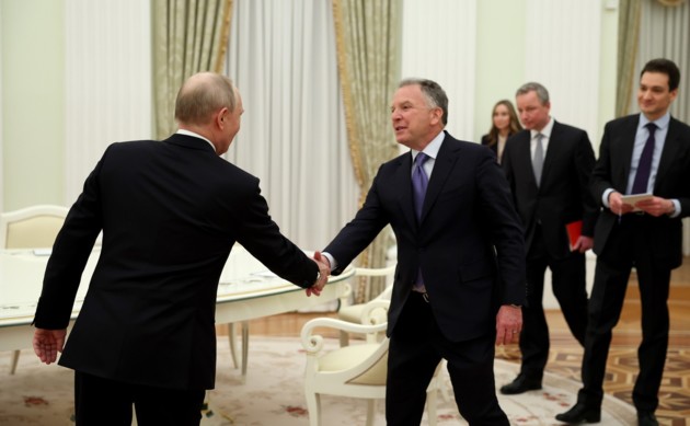 Владимир Путин и Стивен Уиткофф