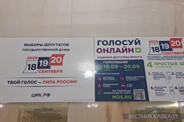 Плакат про Выборы в Государственную думу РФ в 2026 году