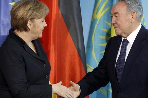 German and Kazakhstani leaders discuss Ukrainian peace process