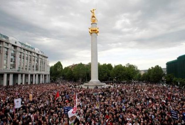 Georgian opposition announces highest-level protest