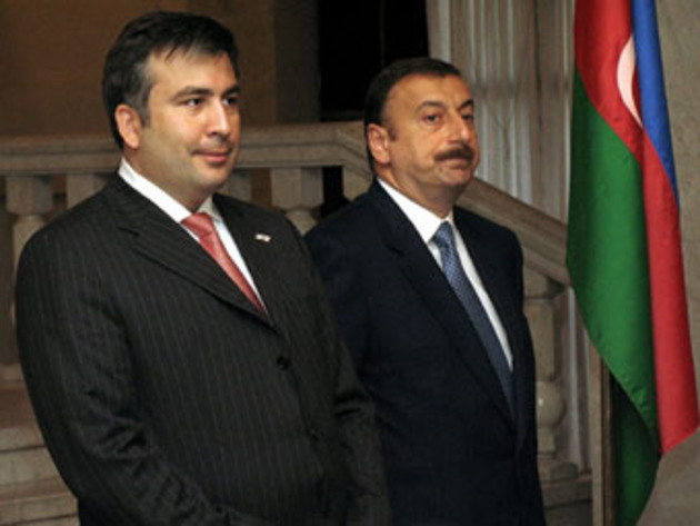 Mikhail Saakashvili in Baku