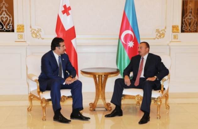 Georgian president meets with Azerbaijani counterpart