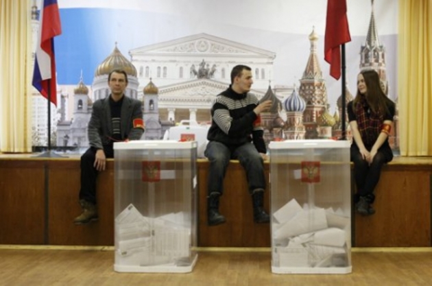 56 per cent turnout in Russian presidential elections 56 per cent turnout in Russian presidential elections