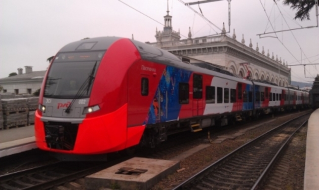 Sochi replaces Aeroexpress with Latochka train