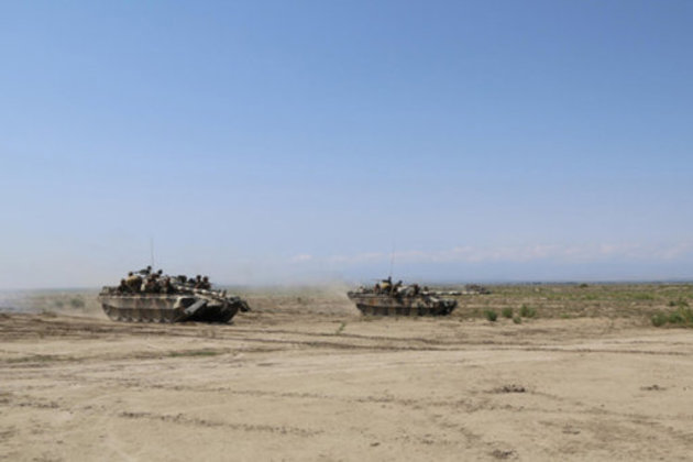 High-scale Azerbaijani military drills continue for third day