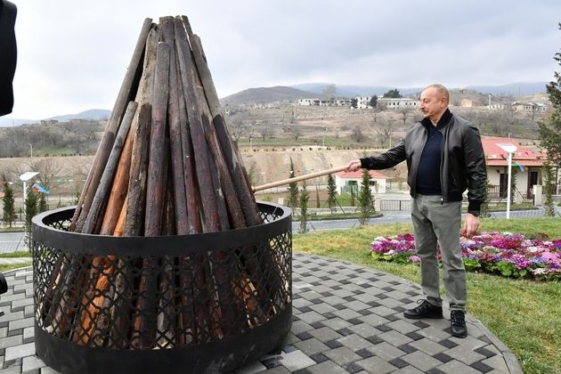 Ilham Aliyev: sending Novruz greetings to Azerbaijan from native Karabakh is great happiness