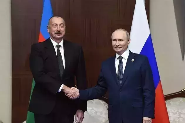 Ilham Aliyev on his way to Moscow for talks with Vladimir Putin