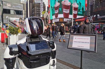 Russian robot saving New York from coronavirus