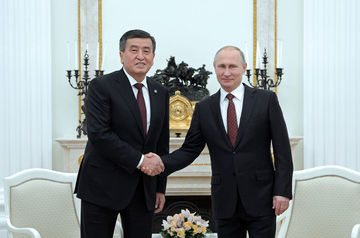 Putin and Jeenbekov to launch Russia-Kyrgyzstan cross year