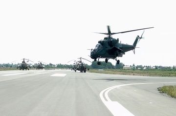Azerbaijani Air Force helicopters conduct combat firing (VIDEO)