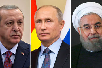 Russia&#039;s Putin urges Turkey, Iran to help promote dialogue in Syria