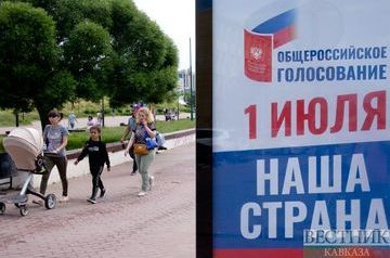 CEC after counting 99% of ballots:78.03% Russians support amendments