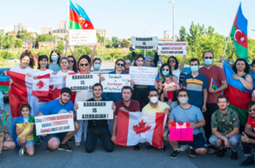 Azerbaijani community of Ottawa holds rally against Armenia’s aggressive policy