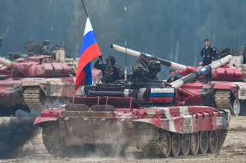 Russian team becomes best in Tank Biathlon