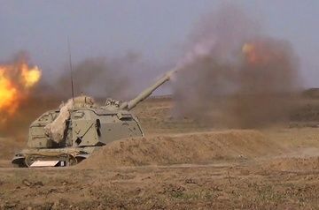 Azerbaijan conducts live firing exercise (Video)