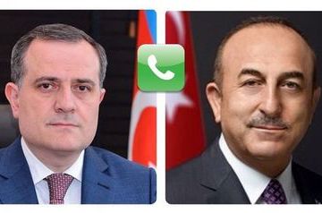 Azerbaijani and Turkish FMs discuss situation in Karabakh