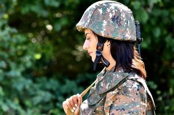 Armenia uses women in Karabakh fighting