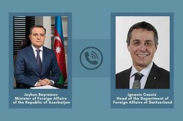 Azerbaijani Foreign Minister discusses attacks on Barda with Swiss colleague