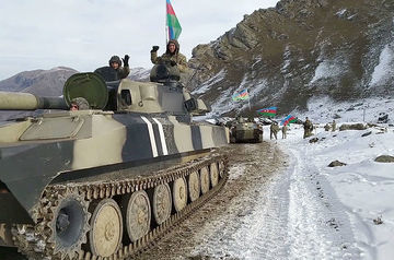 Azerbaijan unveils footage depicting advancement of army units to liberated Kalbajar region (VIDEO)