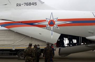Humanitarian cargo to be delivered to Khankendi arrived at Ganja airport (PHOTO)