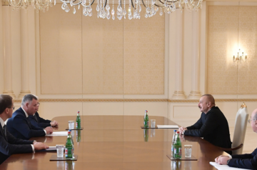 Ilham Aliyev receives Russia&#039;s Minister of Emergencies 