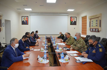 Azerbaijani Deputy Defense Minister receives Afghan delegation