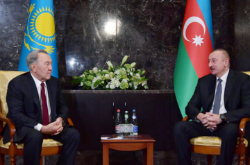 Nazarbayev congratulates Ilham Aliyev on his birthday