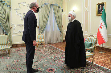 Rouhani meets Irish FM, says JCPOA revival dependent on lifting sanctions