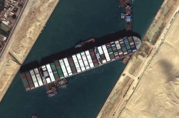 Egypt confiscates Suez-blocking ship