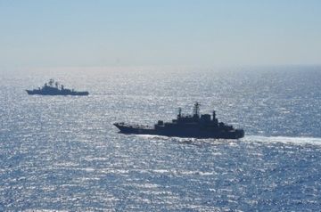 Russia’s Black Sea Fleet monitors USCGC Hamilton in Black Sea