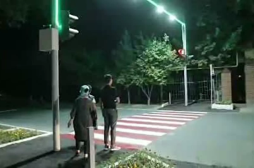 First touch-sensitive traffic lights installed in Uzbekistan