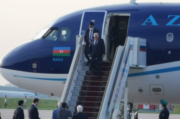 Azerbaijani PM on official visit to Russia (PHOTO)