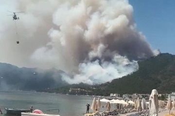 Forest fire in Turkey&#039;s Marmaris brought under control