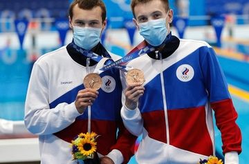 Russians win Olympic bronze in men’s synchronized 10m platform diving