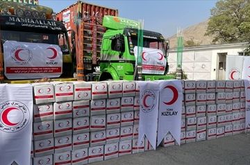 Turkey delivers 33 tons of aid to Afghanistan