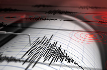 The earthquake happened in the Caspian Sea