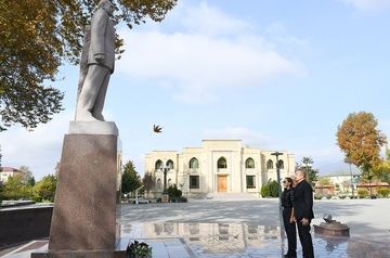  Ilham Aliyev and Mehriban Aliyeva visit Ismayilli region