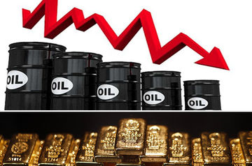 Oil dips down, gold going strong