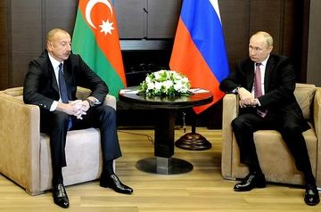 Putin holding meeting with Ilham Aliyev