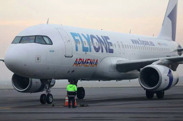 FlyOne Armenia first flight cancelled