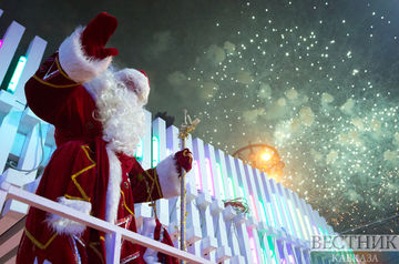 Ded Moroz from Veliky Ustyug wishes children and adults Happy New Year