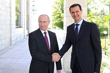Assad expresses hope for stronger ties with Russia in message to Putin