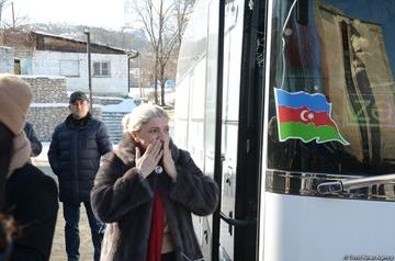 First passenger bus from Baku arrives in Shusha (PHOTO)