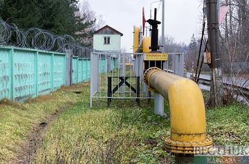 Ukraine gets first natural gas via Hungary