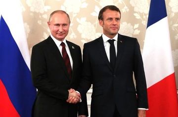 Putin congratulates Macron on re-election